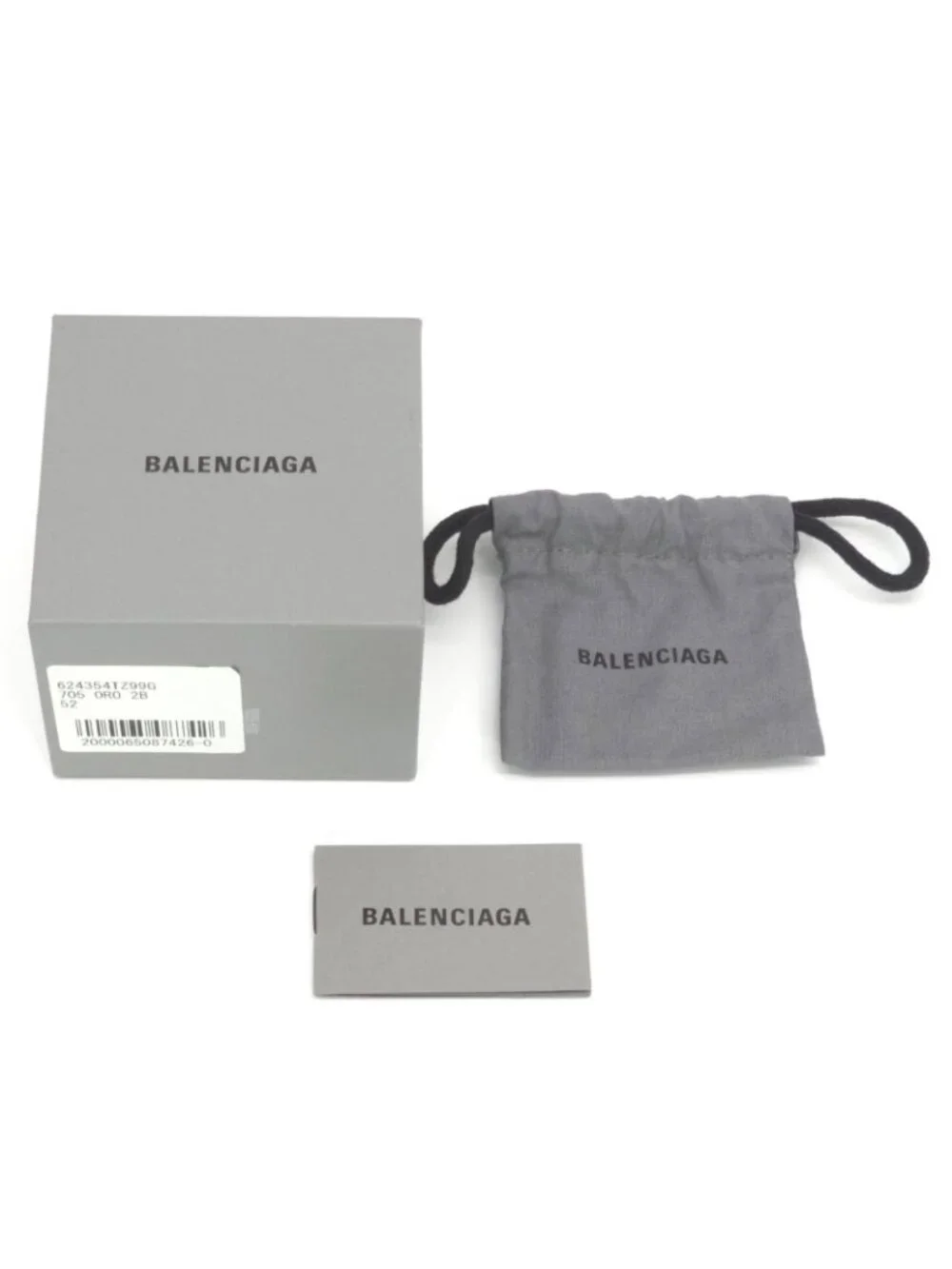 Balenciaga Twin Ring 52 Gold Polished Brass Bag Booklet